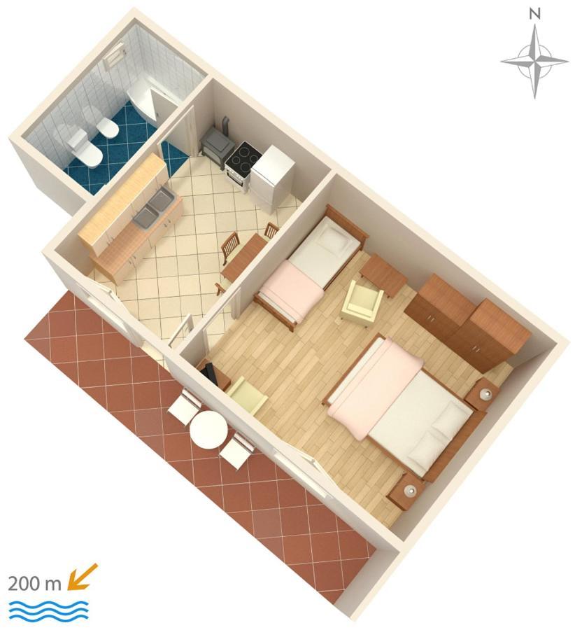 Apartments With A Parking Space Novi Vinodolski - 2423 Bagian luar foto